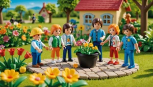 pot de fleur playmobil